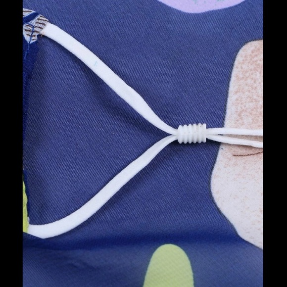 🌶LAST 2!!! NWT! Floral Chiffon Face Covering - Picture 2 of 3